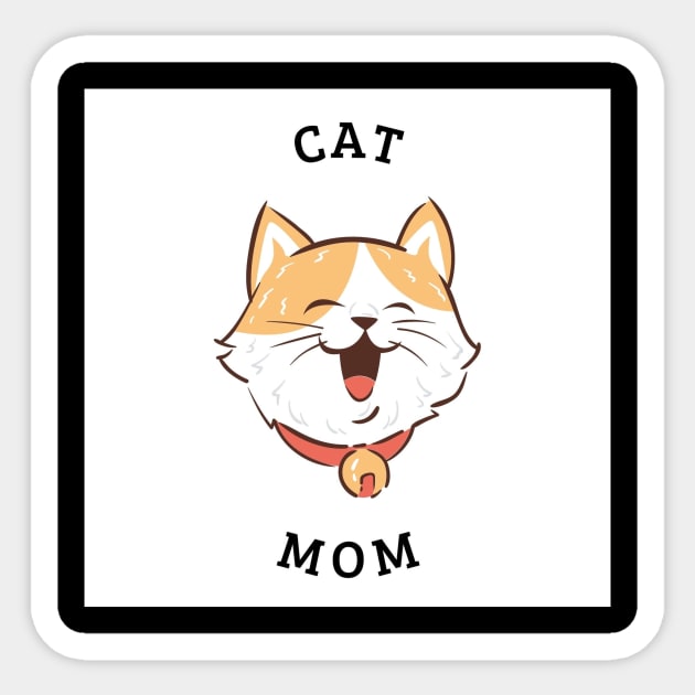 Cat mom Sticker by Pet designs by Nadiyah 